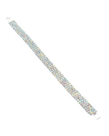 Rhinestone Latch Bracelet 