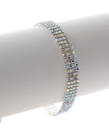 Rhinestone Latch Bracelet 
