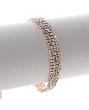 Rhinestone Latch Bracelet 