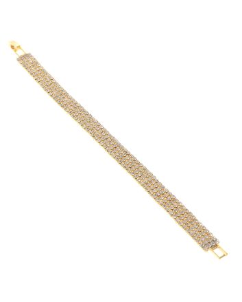 Rhinestone Latch Bracelet 