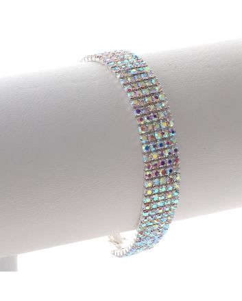 Rhinestone Latch Bracelet 
