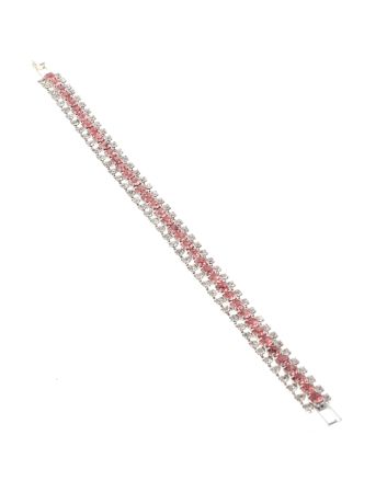 Rhinestone Latch Bracelet 