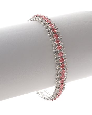 Rhinestone Latch Bracelet 