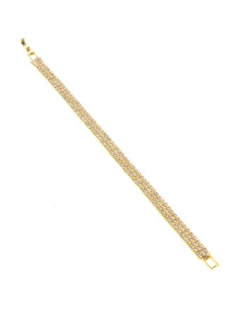 Rhinestone Latch Bracelet 