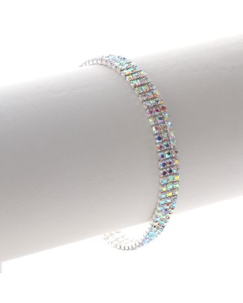 Rhinestone Latch Bracelet 