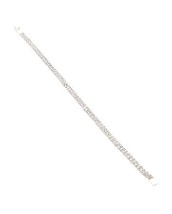 Rhinestone Latch Bracelet 