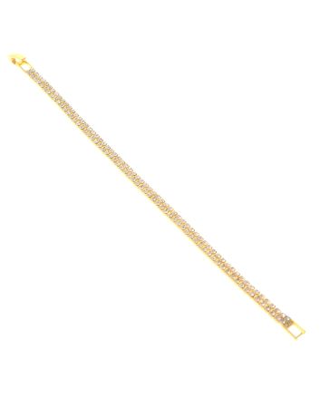 Rhinestone Latch Bracelet 