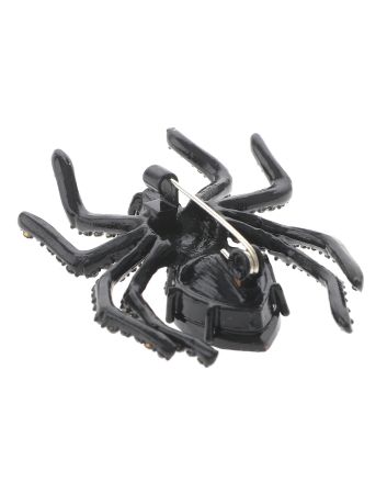 Crystal Spider Brooch  