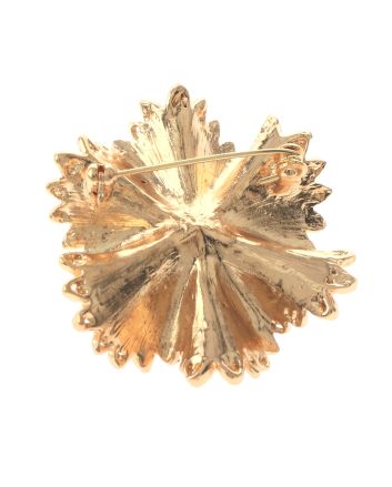 Crystal & Pearl Flower Brooch  