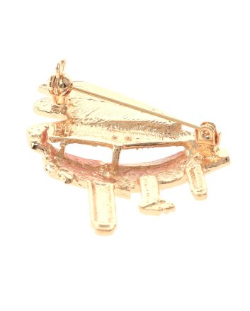 Crystal Piano Brooch