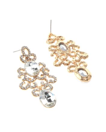 Crystal Post Earrings