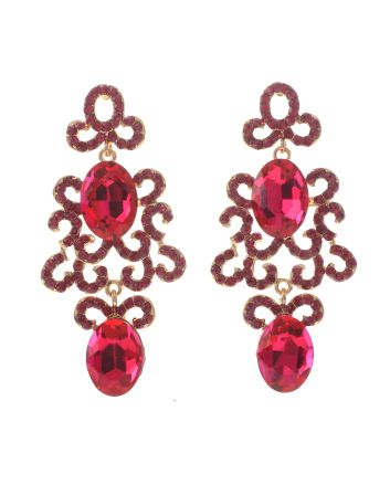 Crystal Post Earrings