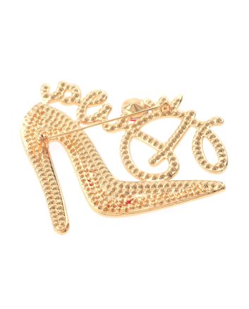 Large Crystal "DIVA" Brooch