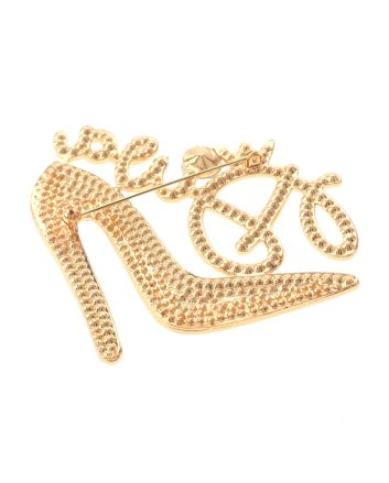 Large Crystal "DIVA" Brooch