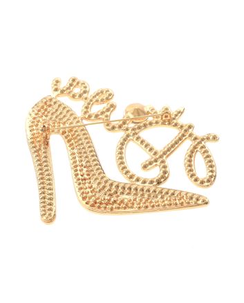 Large Crystal "DIVA" Brooch