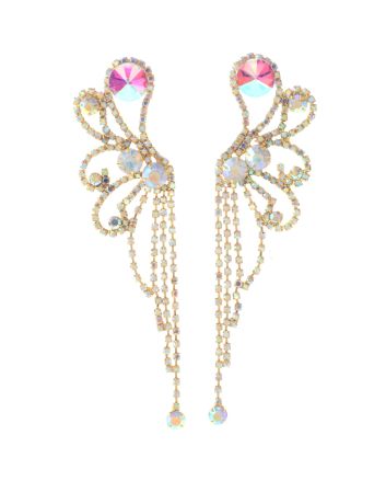 Rhinestone Post Earrings