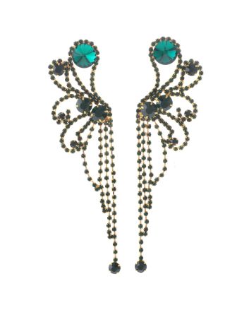Rhinestone Post Earrings