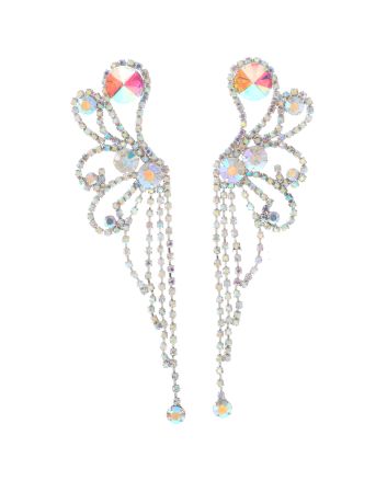 Rhinestone Post Earrings