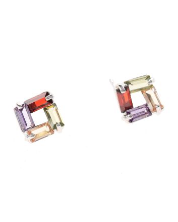 Cubic Zirconia Stud Earrings