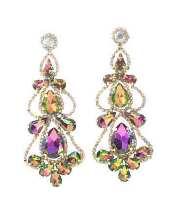 Rhinestone Post Earrings