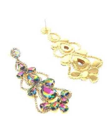 Rhinestone Post Earrings
