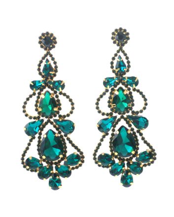 Rhinestone Post Earrings