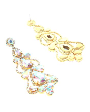 Rhinestone Post Earrings