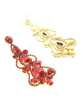 Rhinestone Post Earrings