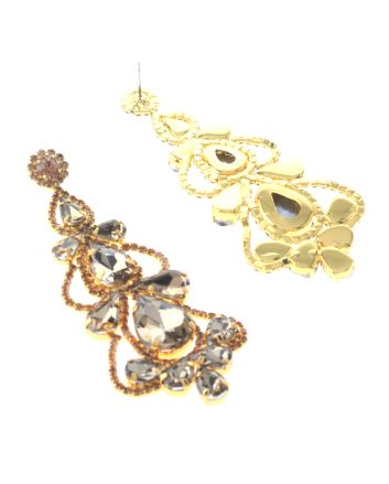 Rhinestone Post Earrings
