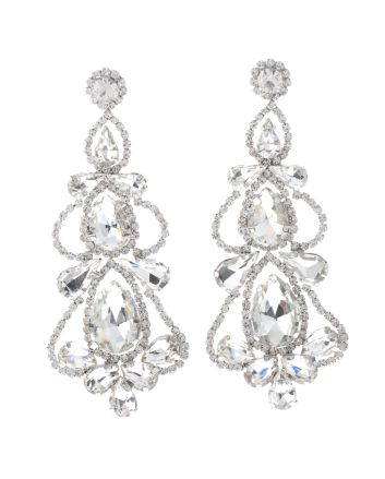Rhinestone Post Earrings