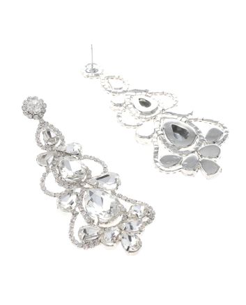 Rhinestone Post Earrings