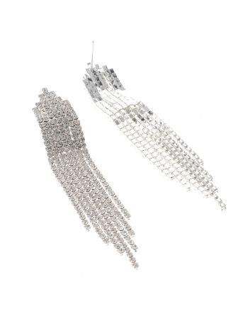 Rhinestone Dangle Post Earrings
