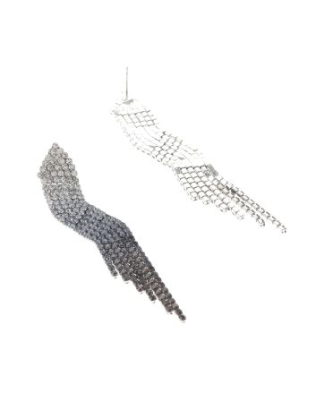 Rhinestone Dangle Post Earrings