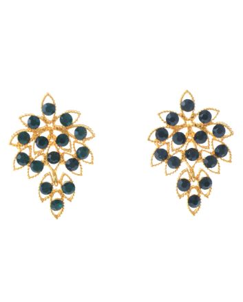 Rhinestone Dangle Post Earrings