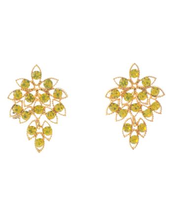 Rhinestone Dangle Post Earrings
