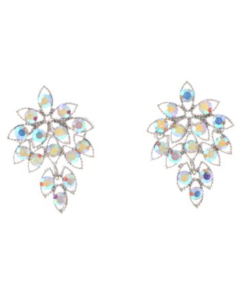 Rhinestone Dangle Post Earrings