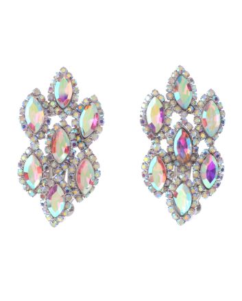 Rhinestone Clip-On Earrings