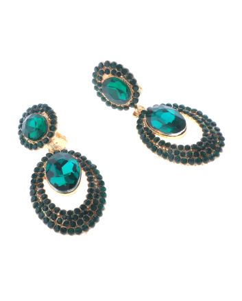 Crystal Clip-On Earrings