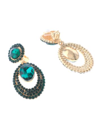 Crystal Clip-On Earrings