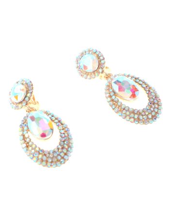 Crystal Clip-On Earrings