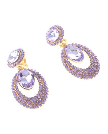Crystal Clip-On Earrings