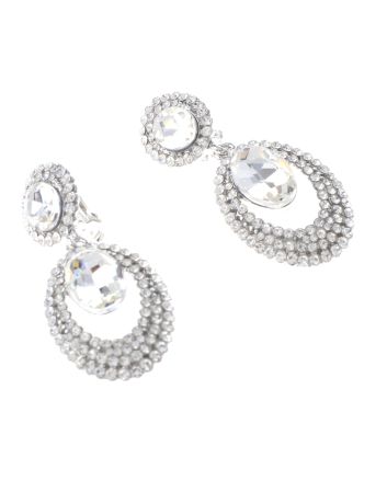 Crystal Clip-On Earrings