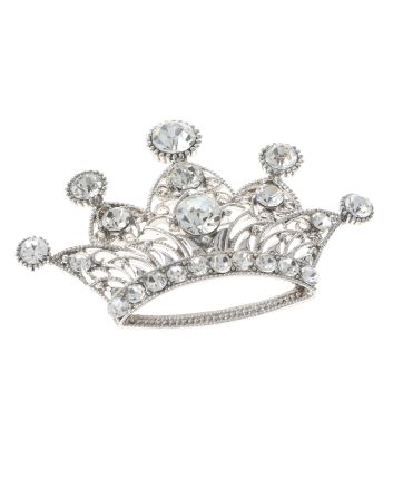 Crystal hat Brooch  
