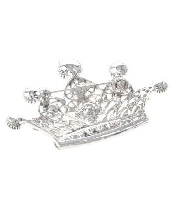 Crystal hat Brooch  