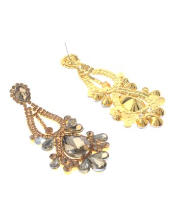 Rhinestone Post Earrings