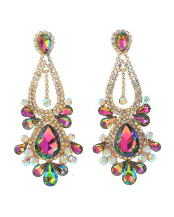 Rhinestone Post Earrings