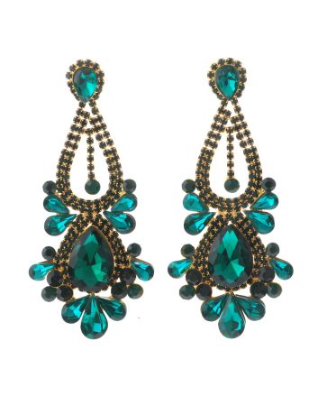 Rhinestone Post Earrings