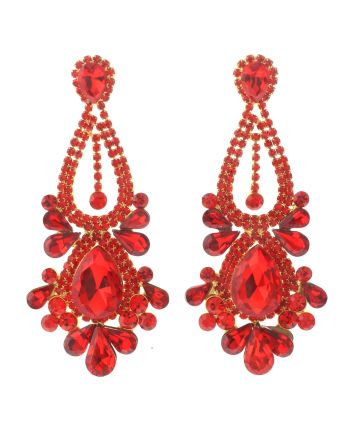 Rhinestone Post Earrings