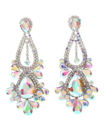 Rhinestone Post Earrings