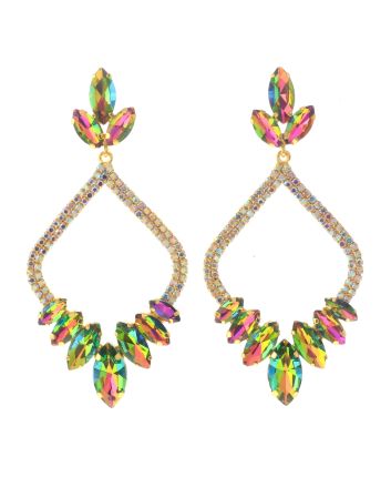 Rhinestone Post Earrings
